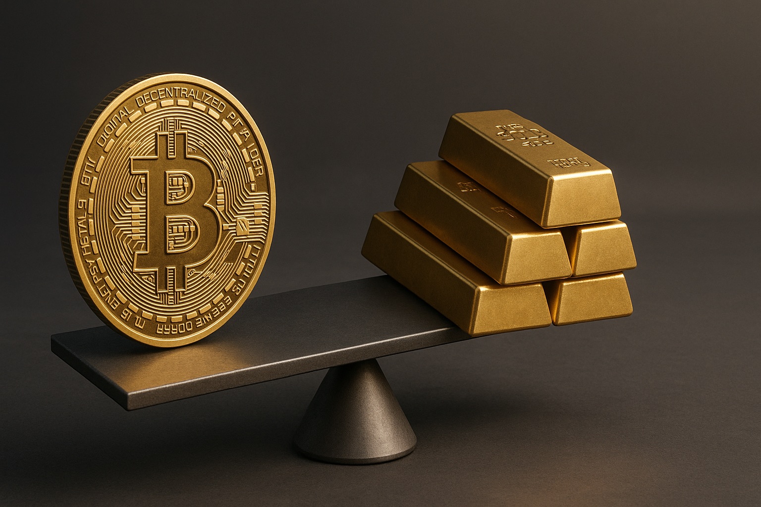 Anycoin | Blog - Bitcoin frente al oro