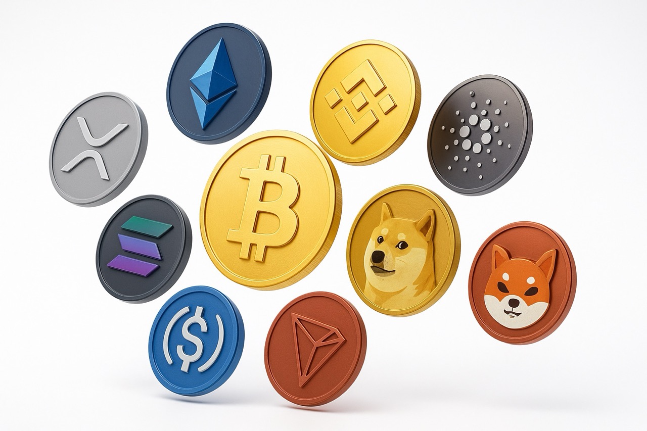 Anycoin | Blog - The most famous cryptocurrencies in 2025